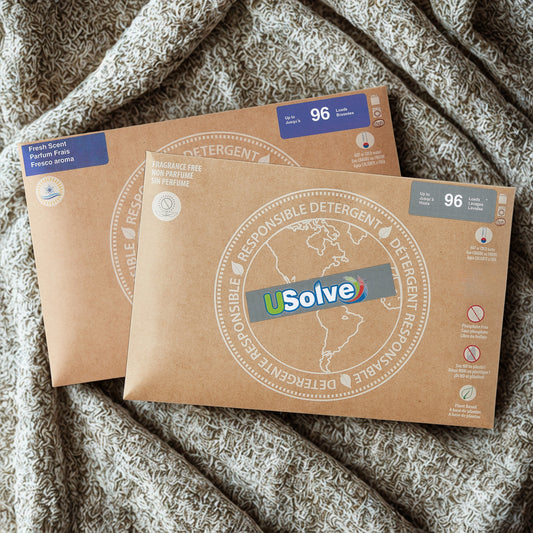 USolve, Duo-Pack, jusqu'à 192 Brassées, Parfum Frais + Sans Parfum, 2 x 48 Bandelettes